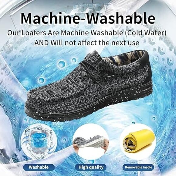 Mens Lace Up Fashion Loafers Size 8 With Polyurethane Sole Grey - Picture 4 of 13